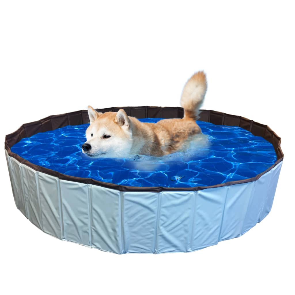 429418 @Pet Dog Swimming Pool 80x20cm S Blue