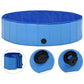 Kokoontaitettava koiran uima-allas sininen 120x30 cm PVC