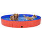 Kokoontaitettava koiran uima-allas punainen 200x30 cm PVC