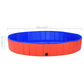 Kokoontaitettava koiran uima-allas punainen 200x30 cm PVC