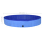 Kokoontaitettava koiran uima-allas sininen 200x30 cm PVC