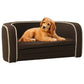 Taitettava koiran sohva ruskea 76x71x30 cm pellava pestävä