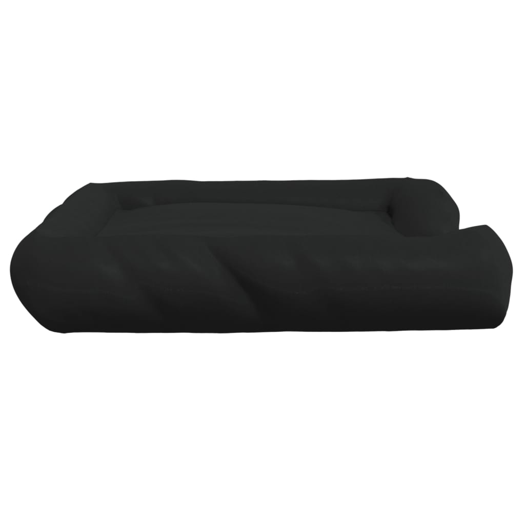 Koiran sänky tyynyillä musta 115x100x20 cm Oxford kangas