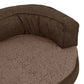 Koiran sohva 75x53 cm fleece ruskea